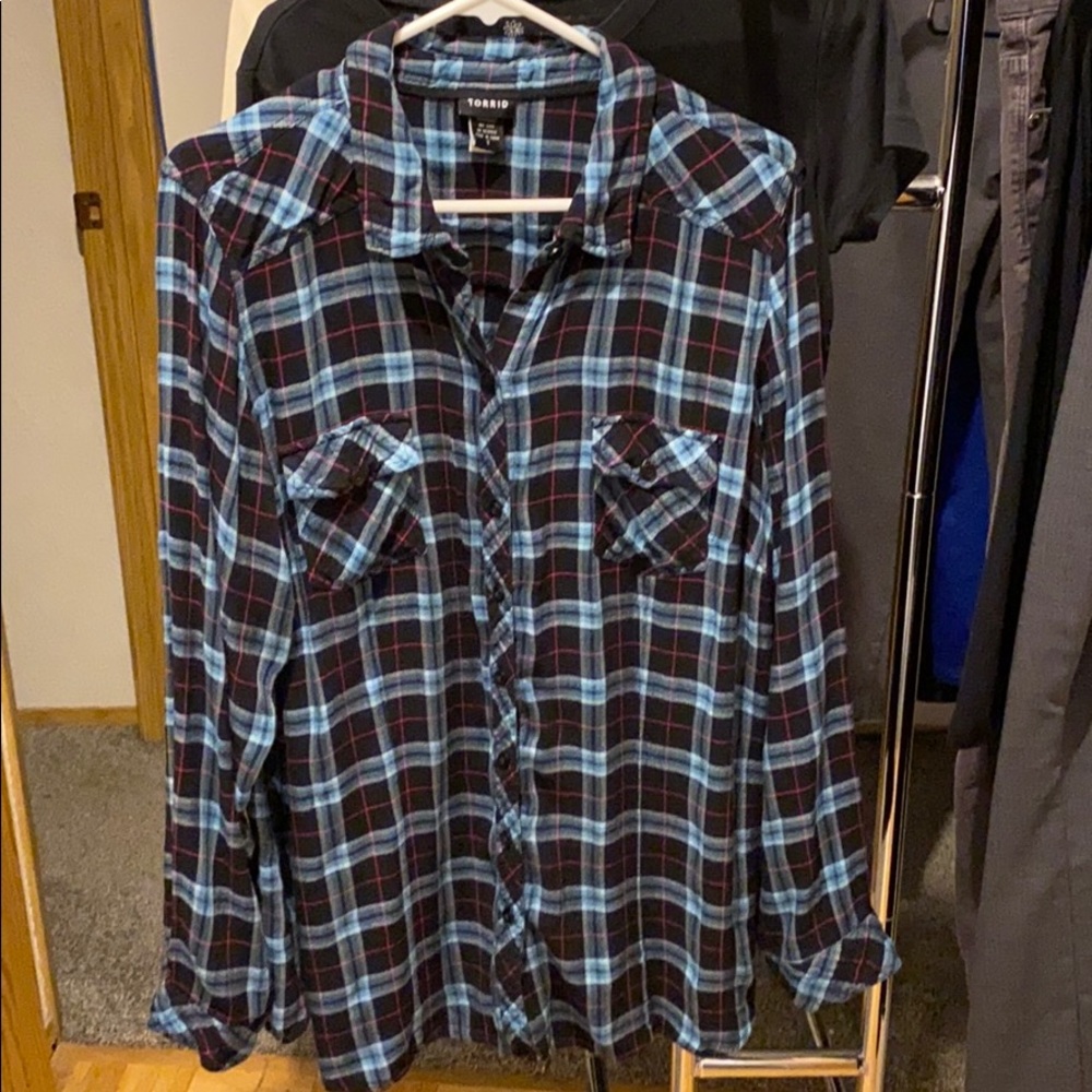 Torrid Plaid Top